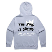The King is Coming Hoodie - Faded Powder