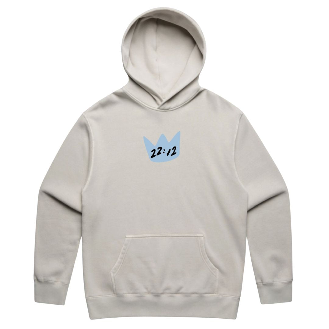 The King is Coming Hoodie - Faded Bone