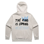 The King is Coming Hoodie - Faded Bone