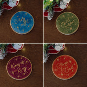 "Nativity" Handpainted Ceramic Coasters - 4 Pack