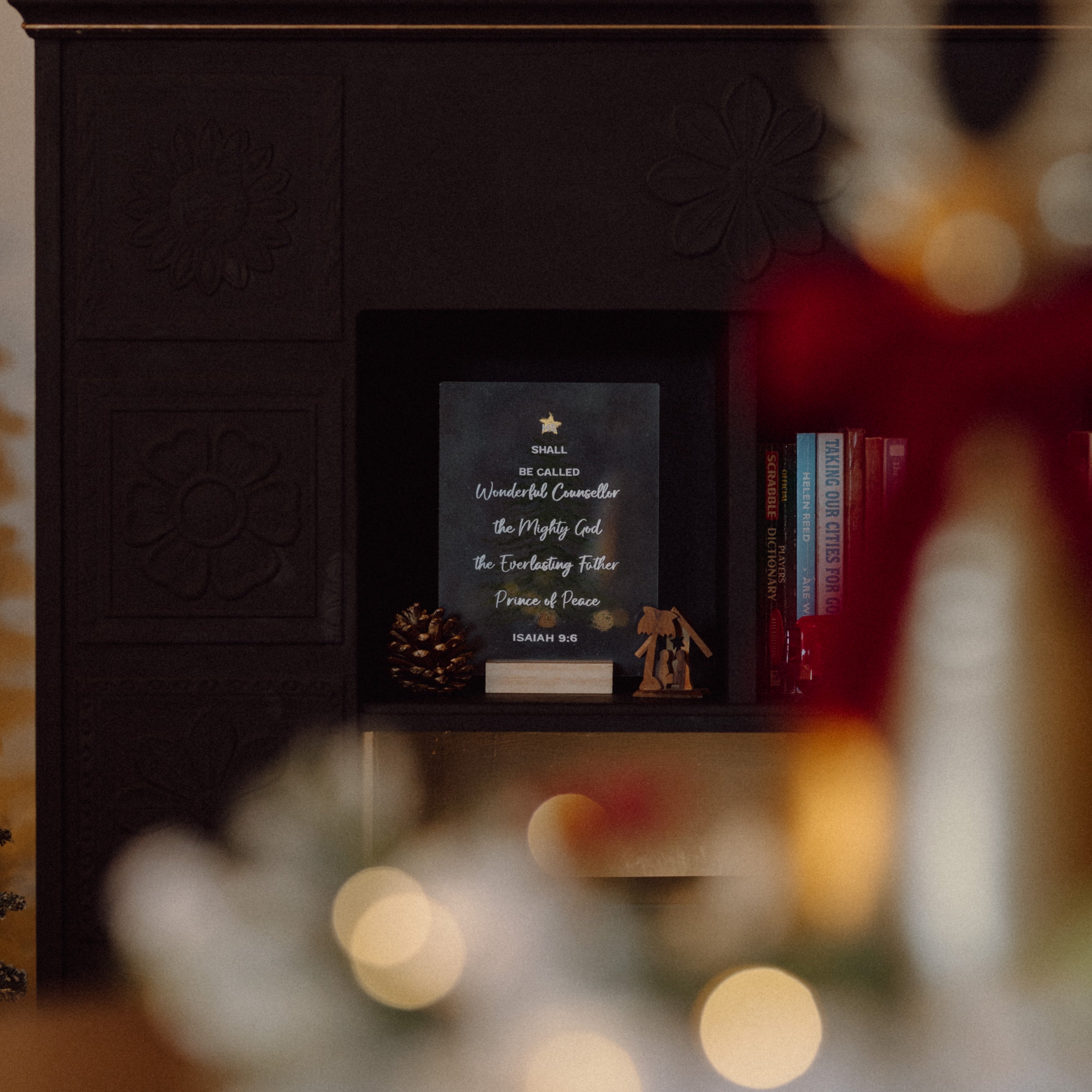 Isaiah 9:6 Christmas Tree Acrylic Sign