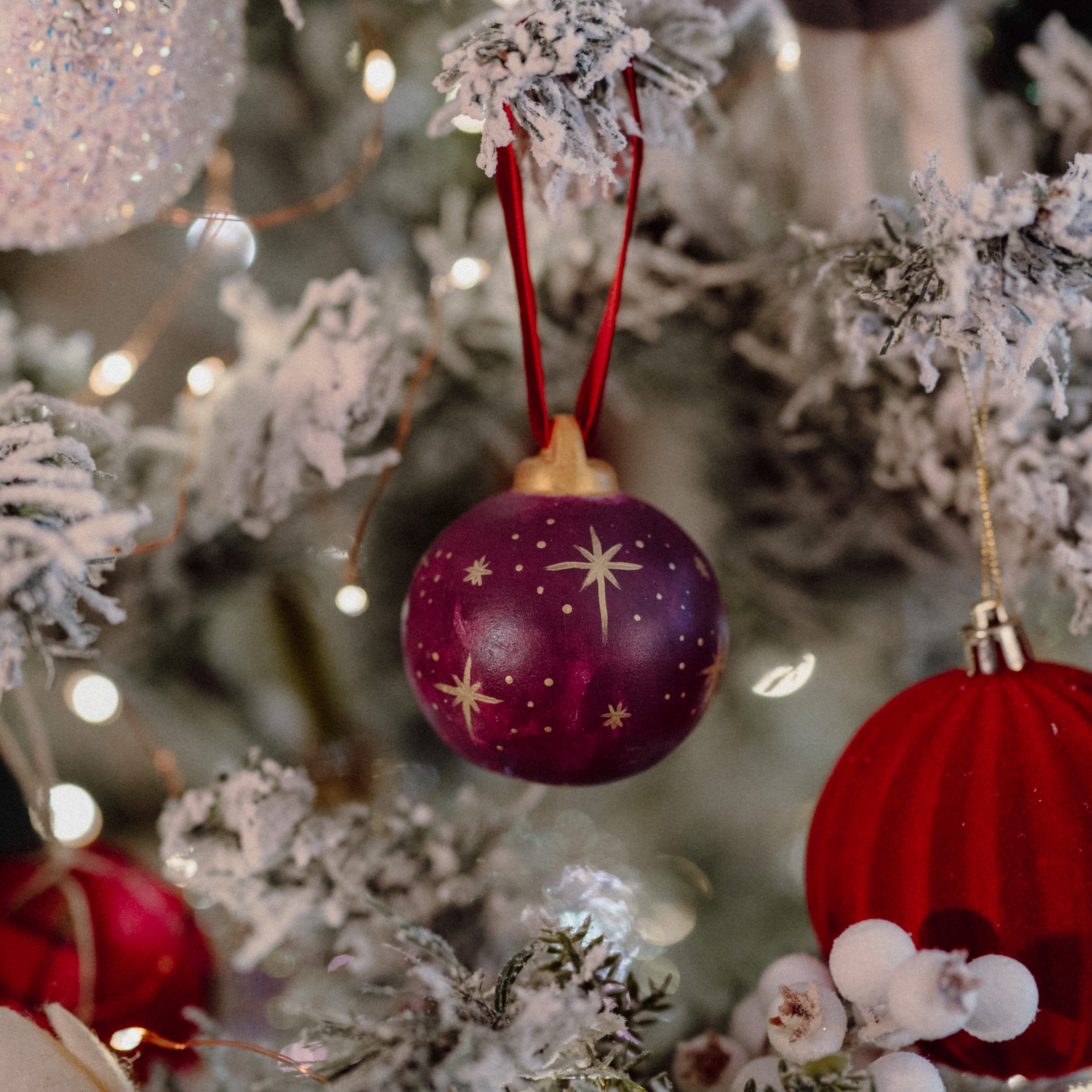 Names of Jesus Handpainted Ceramic Baubles - 3 Pack