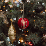 Noel Handmade Fabric Baubles - 4 Pack